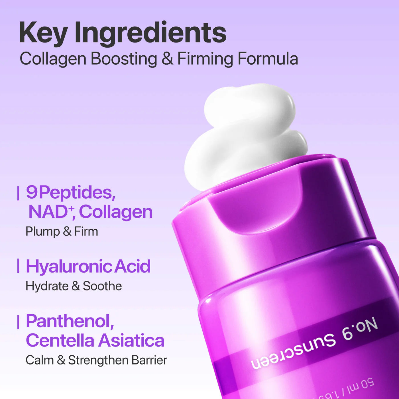 Numbuzin No.9 NAD+ Peptides Dewy Sun Essence, 50 ml