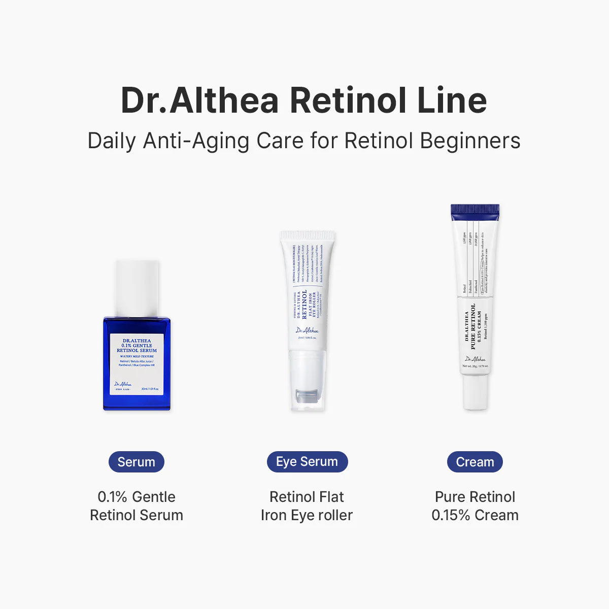 Dr. Althea Retinol Flat Iron Eye Roller 25ml