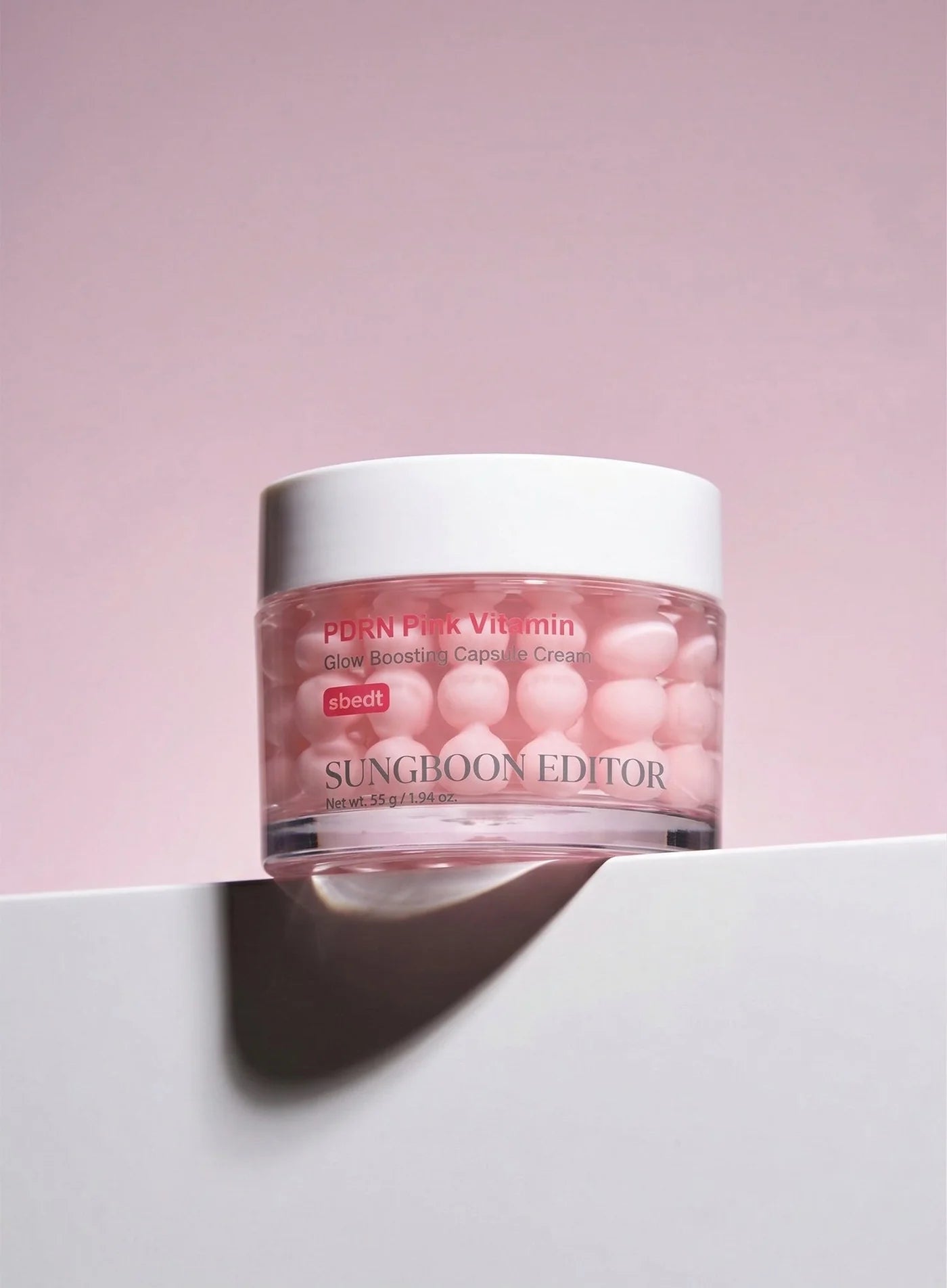 Sungboon Editor PDRN Pink Vitamin Glow Boosting Capsule Cream 15,000ppm D-PDRN · 50ml
