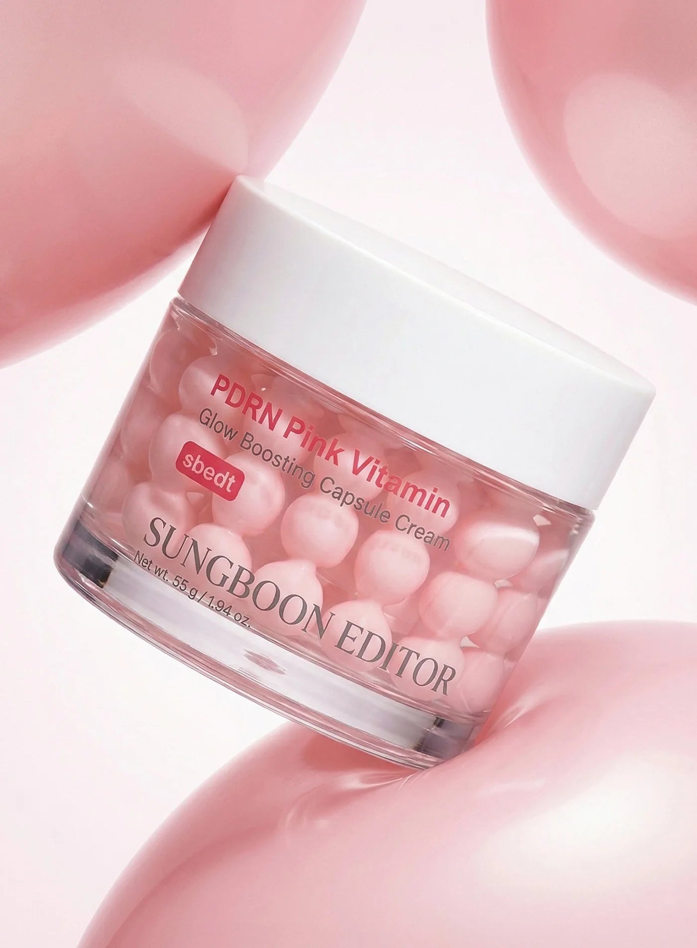 Sungboon Editor PDRN Pink Vitamin Glow Boosting Capsule Cream 15,000ppm D-PDRN · 50ml