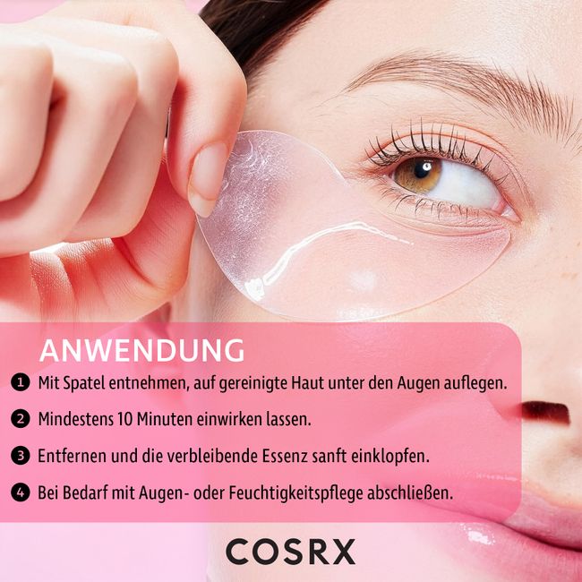 COSRX - The Peptide Collagen Hydrogel Eye Patch - Hydrogel Eye Patch with Collagen - 85g/60pcs