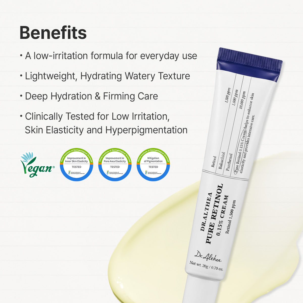 Dr. Althea Pure Retinol 0.15% Cream 20g