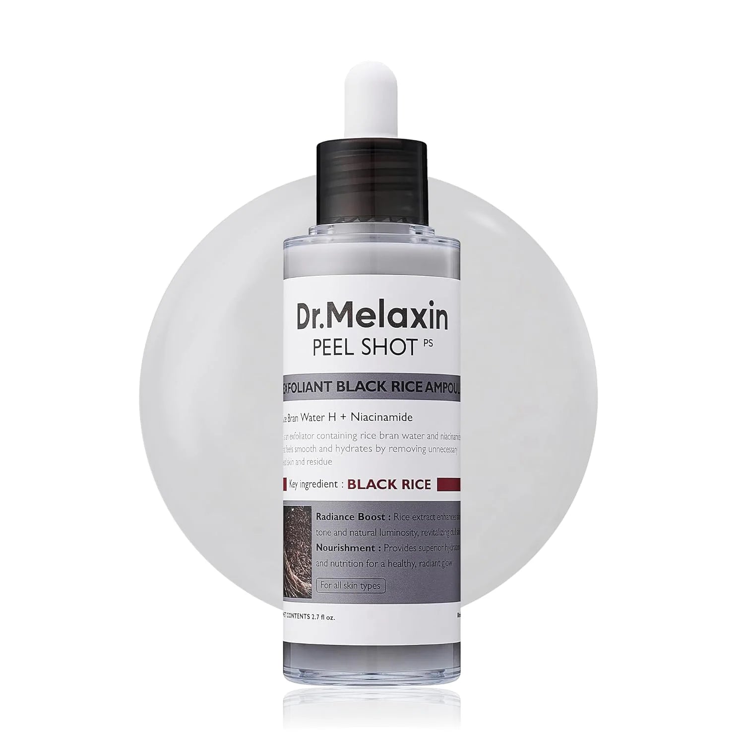 Dr. Melaxin Peel Shot Exfoliating Black Rice Ampoule 80ml