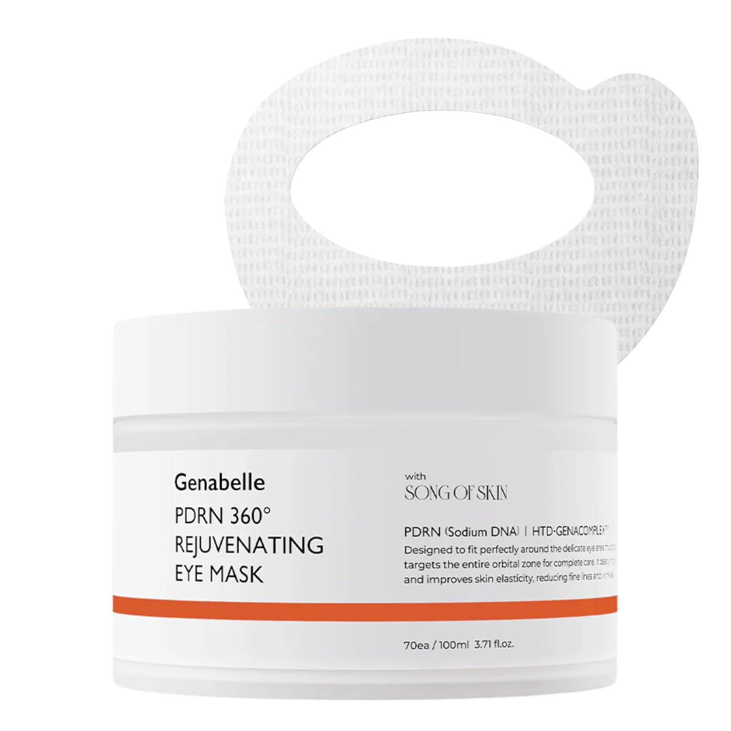 Genabelle PDRN 360° Rejuvenating Eye Mask 70 Patches (35 Pairs) · 100ml Essence