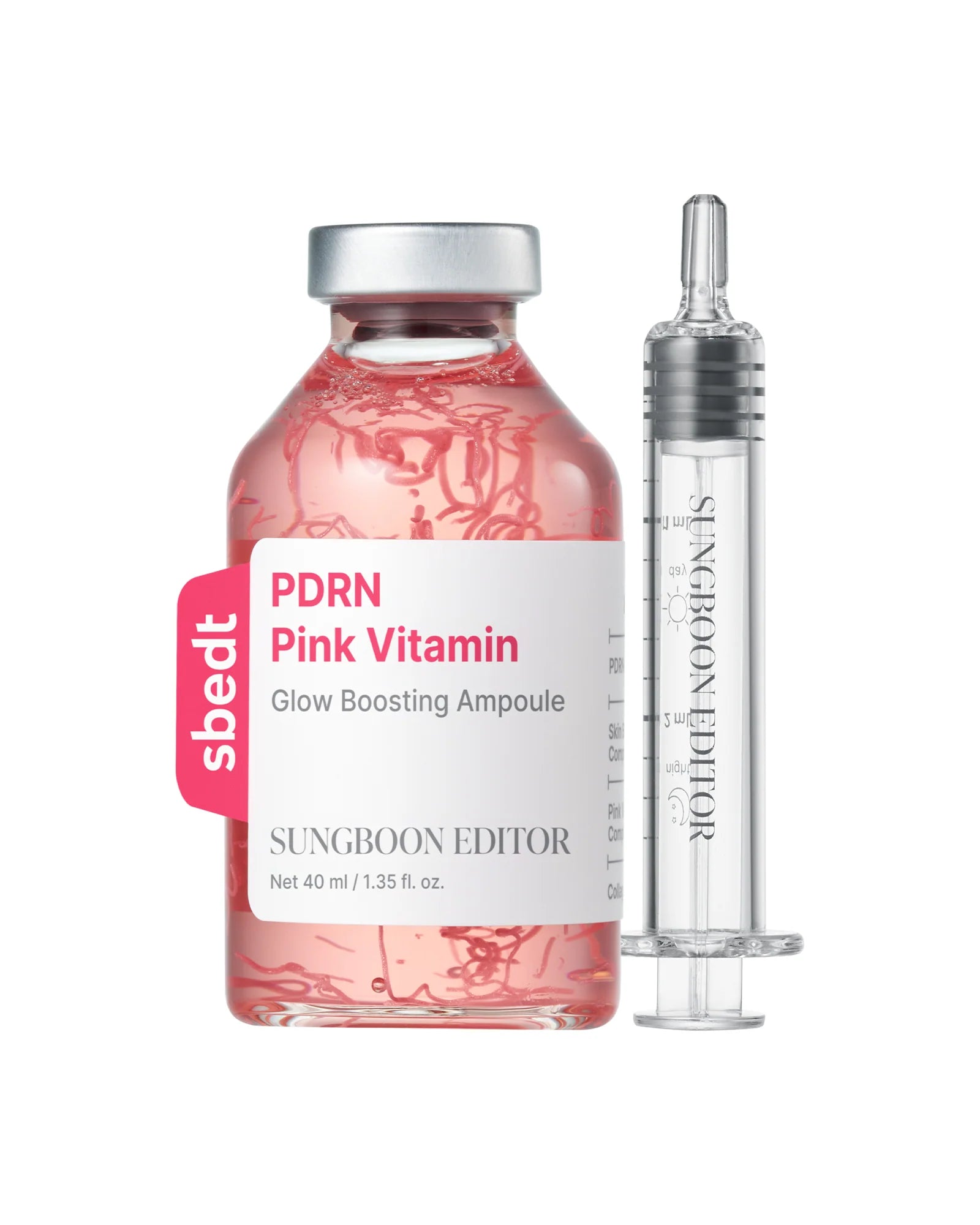Sungboon Editor PDRN Pink Vitamin Glow Boosting Ampoule,40 ml