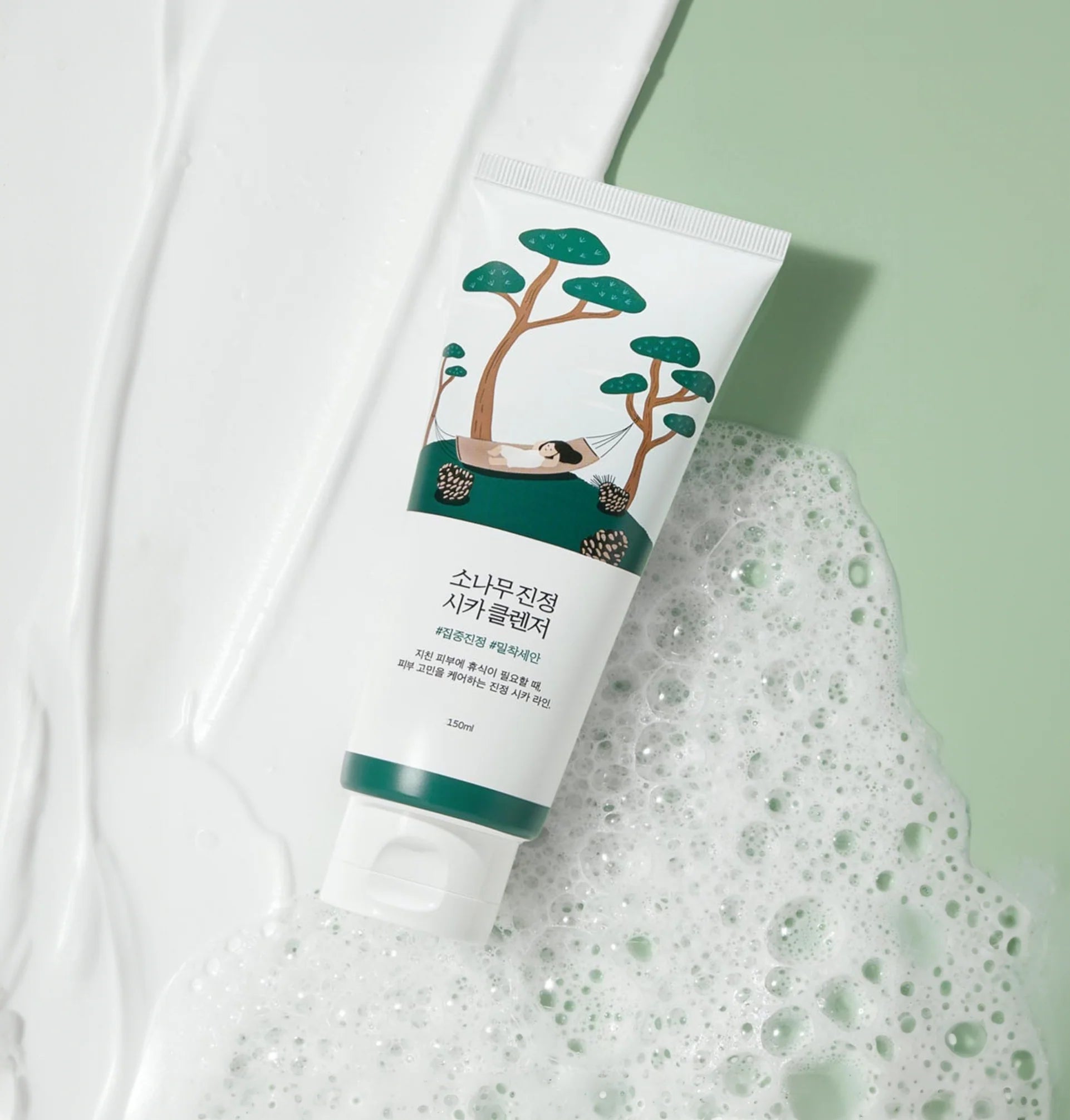 Round lab Pine calming cica cleanser 150ml