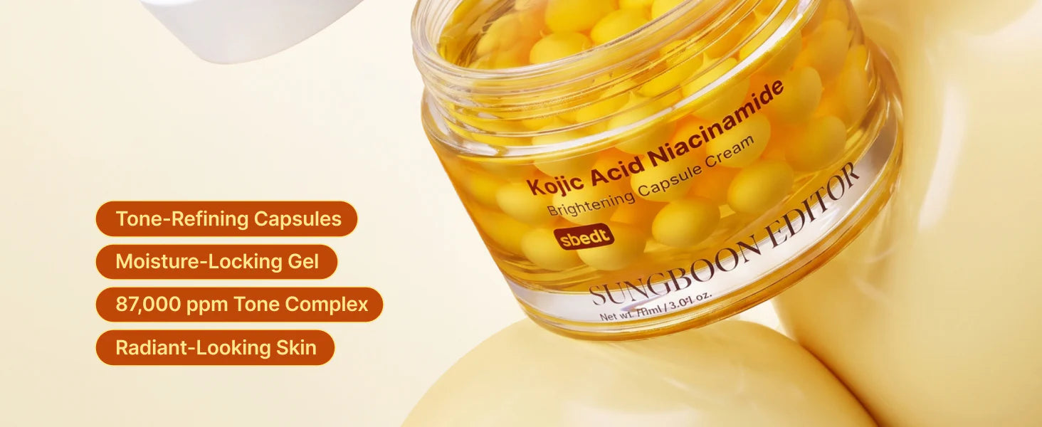 Sungboon Editor Kojic Acid Niacinamide Brightening Capsule Cream 50ml