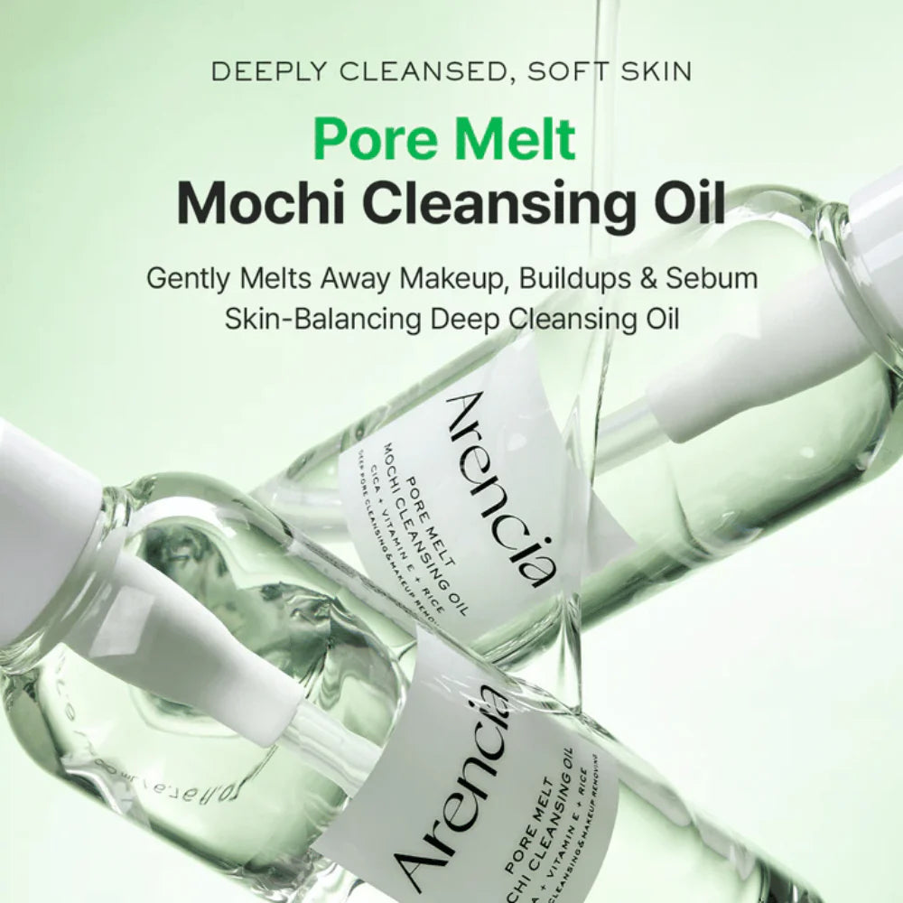 Arencia Pore Melt Mochi Cleansing Oil, 200ml