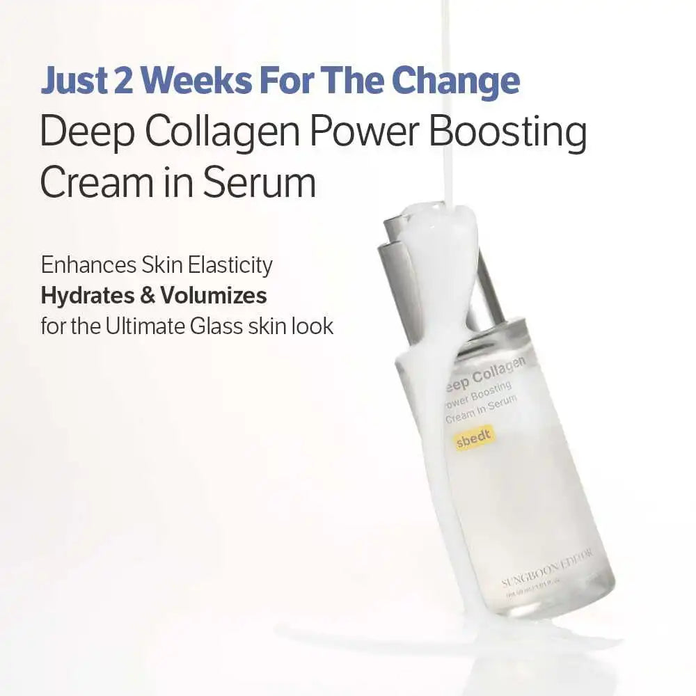 Sungboon Editor Deep Collagen Power Boosting Cream In Serum 30ml
