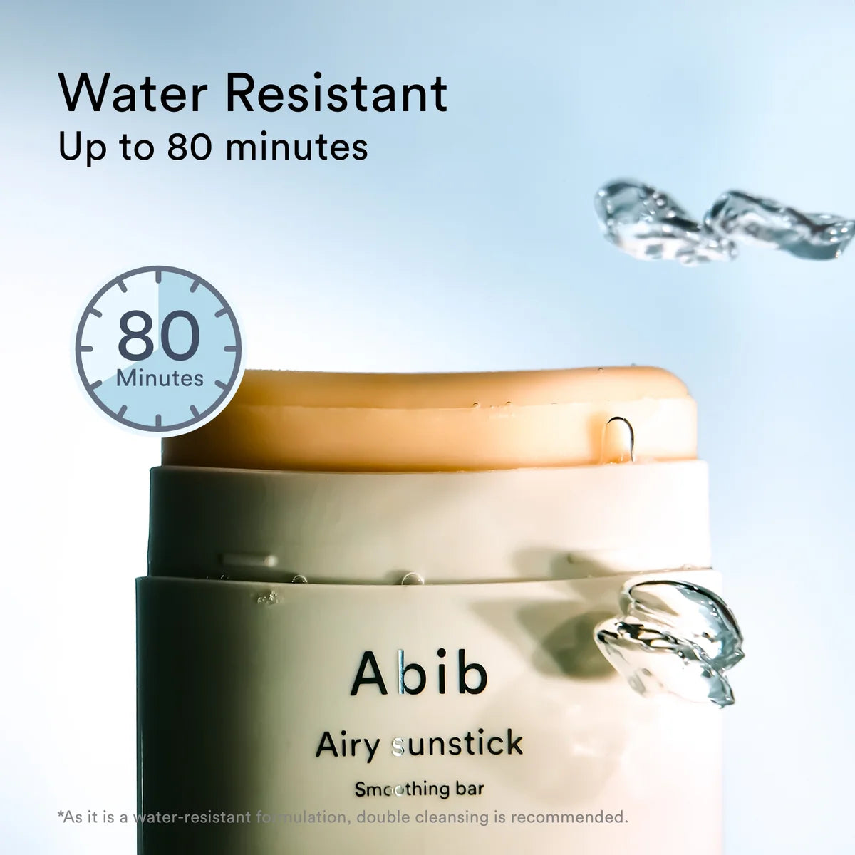Abib Airy Sunstick Smoothing Bar SPF50+ PA++++ · 23g