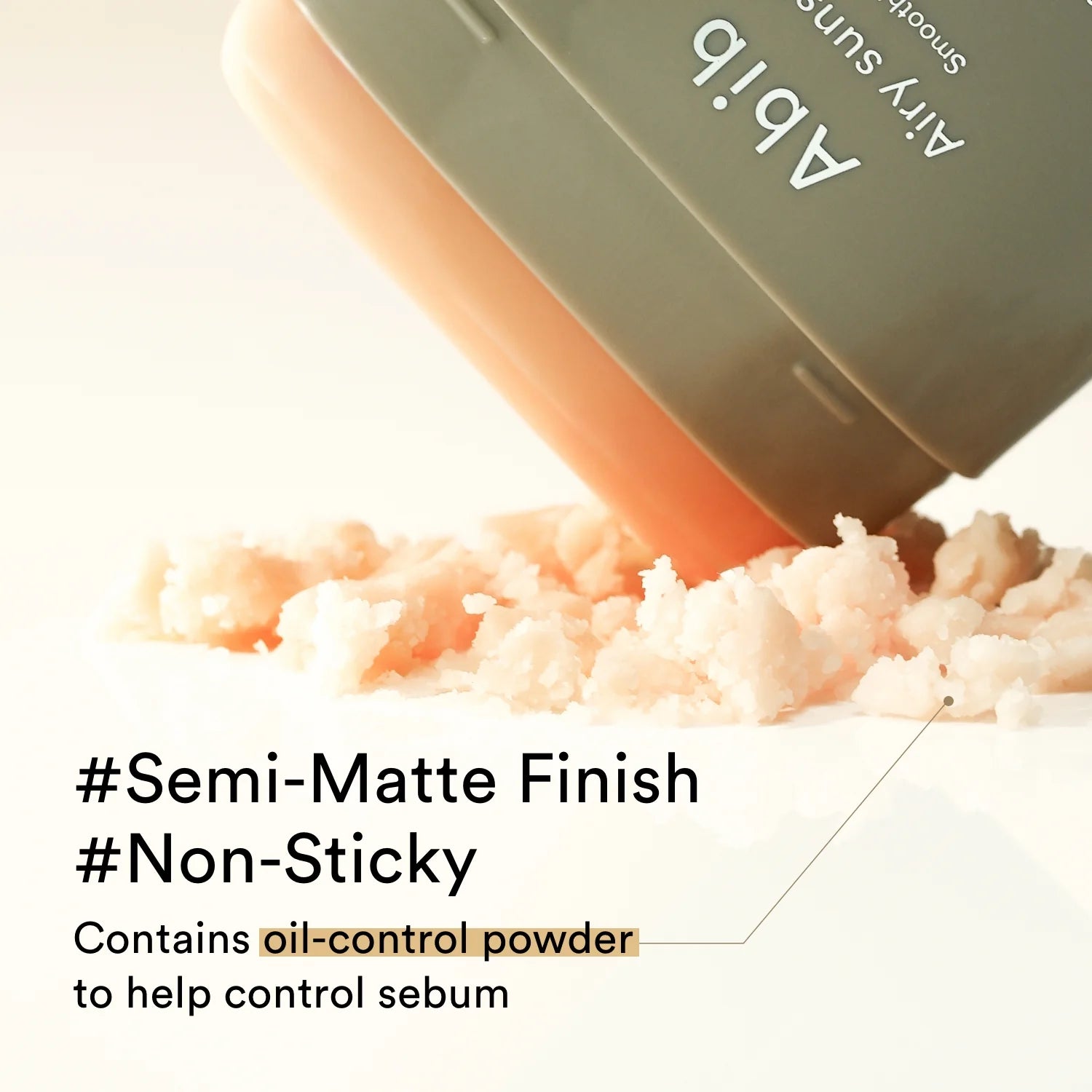 Abib Airy Sunstick Smoothing Bar SPF50+ PA++++ · 23g