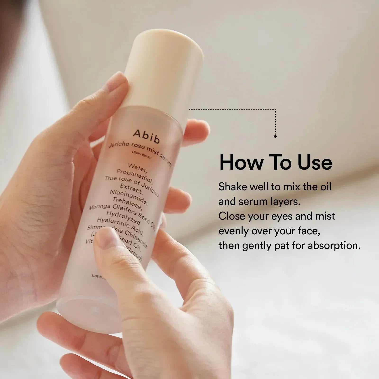 Abib – Jericho Rose Mist Serum Glow Spray, 100ml - Seoulma-skincare