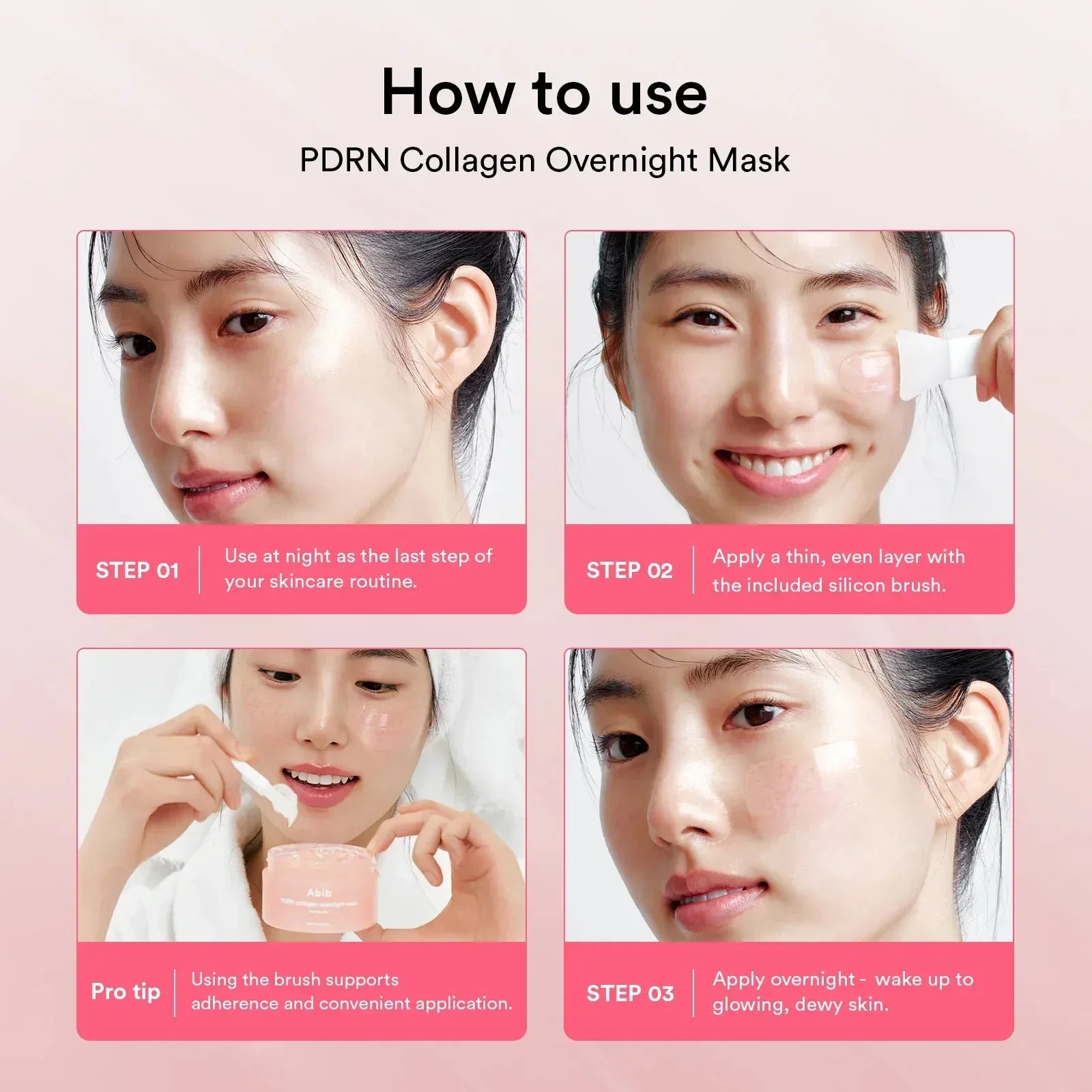 Abib PDRN Collagen Overnight Mask Firming Jelly, 80ml - Seoulma-skincare