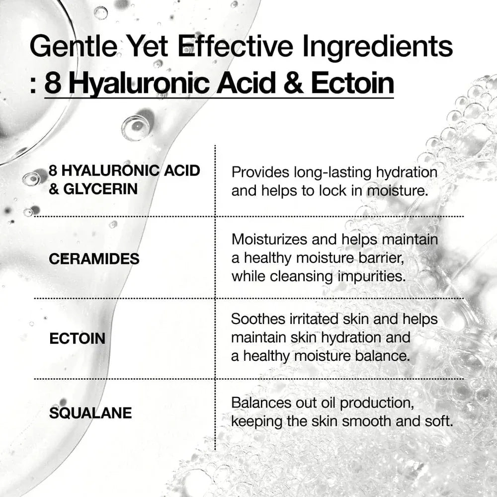 Anua - 8 Hyaluronic Acid Moisturizing Gentle Gel Cleanser - 150ml - Seoulma-skincare