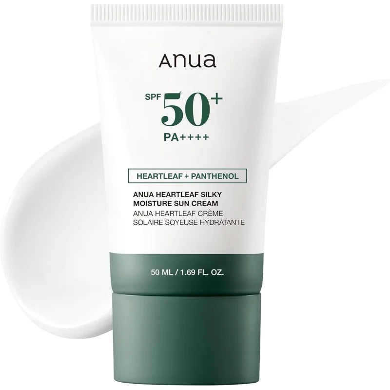 Anua Heartleaf Silky Moisture Sunscreen SPF 50+ PA++++ · 50ml
