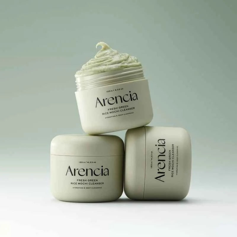 ARENCIA  Fresh green rice mochi cleanser, 120g