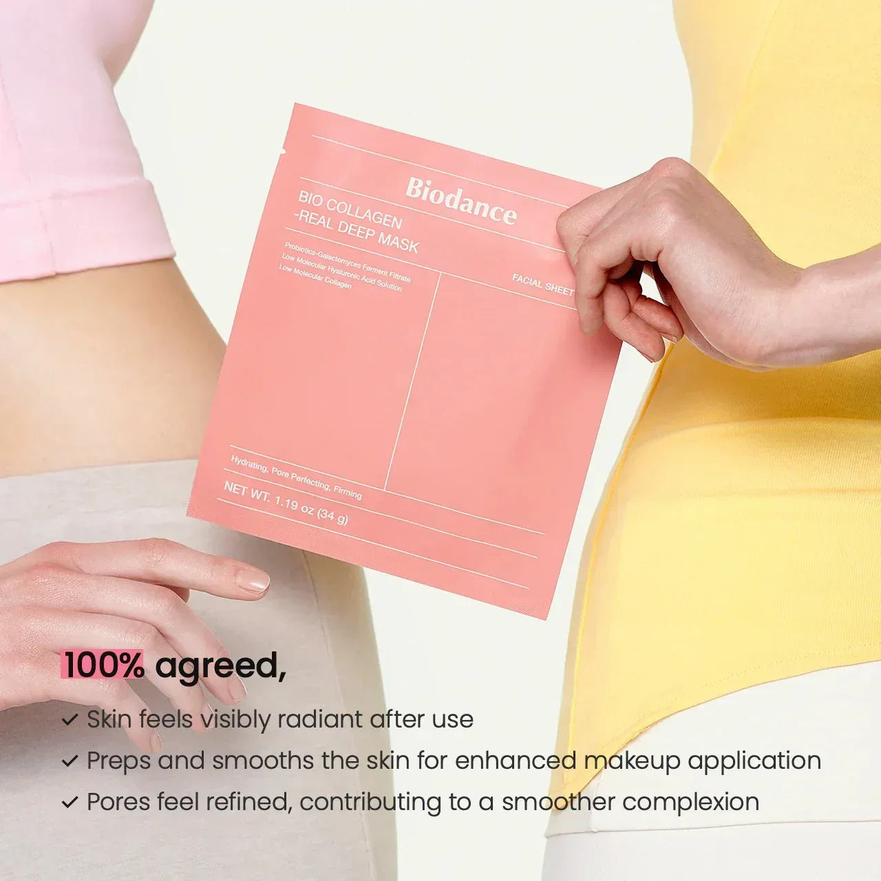Biodance – Bio Collagen- Real Deep Mask 4 Sheets x 1.19 oz, 34g - Seoulma-skincare