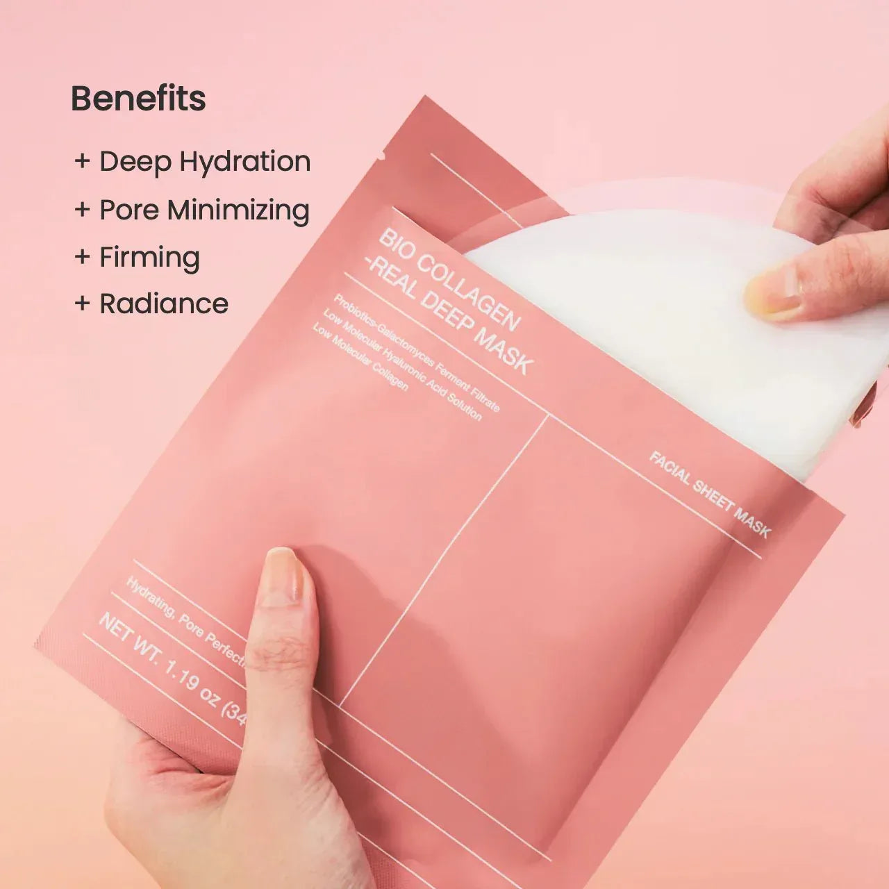 Biodance – Bio Collagen- Real Deep Mask 4 Sheets x 1.19 oz, 34g - Seoulma-skincare