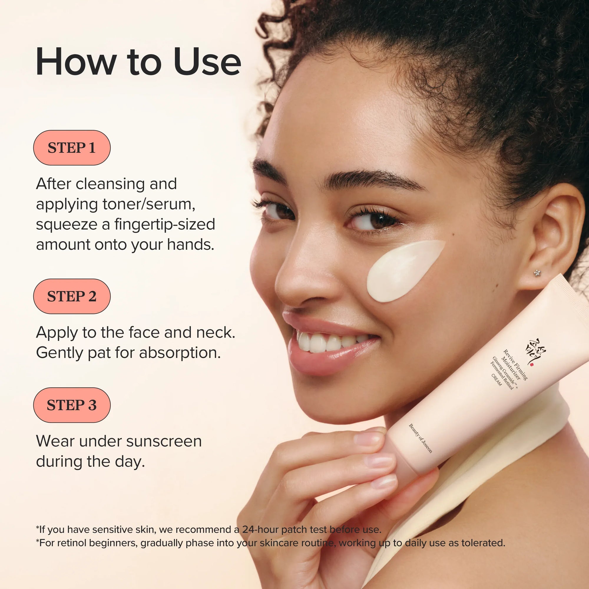 Beauty of Joseon Revive Firming Moisturizer Ginseng Ceramide™ + Fermented Retinol · 60ml