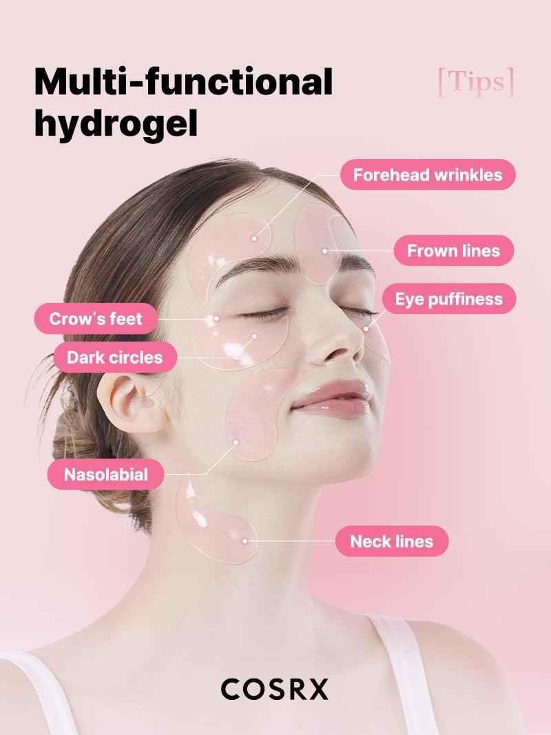 COSRX - The Peptide Collagen Hydrogel Eye Patch - Hydrogel Eye Patch with Collagen - 85g/60pcs - Seoulma-skincare