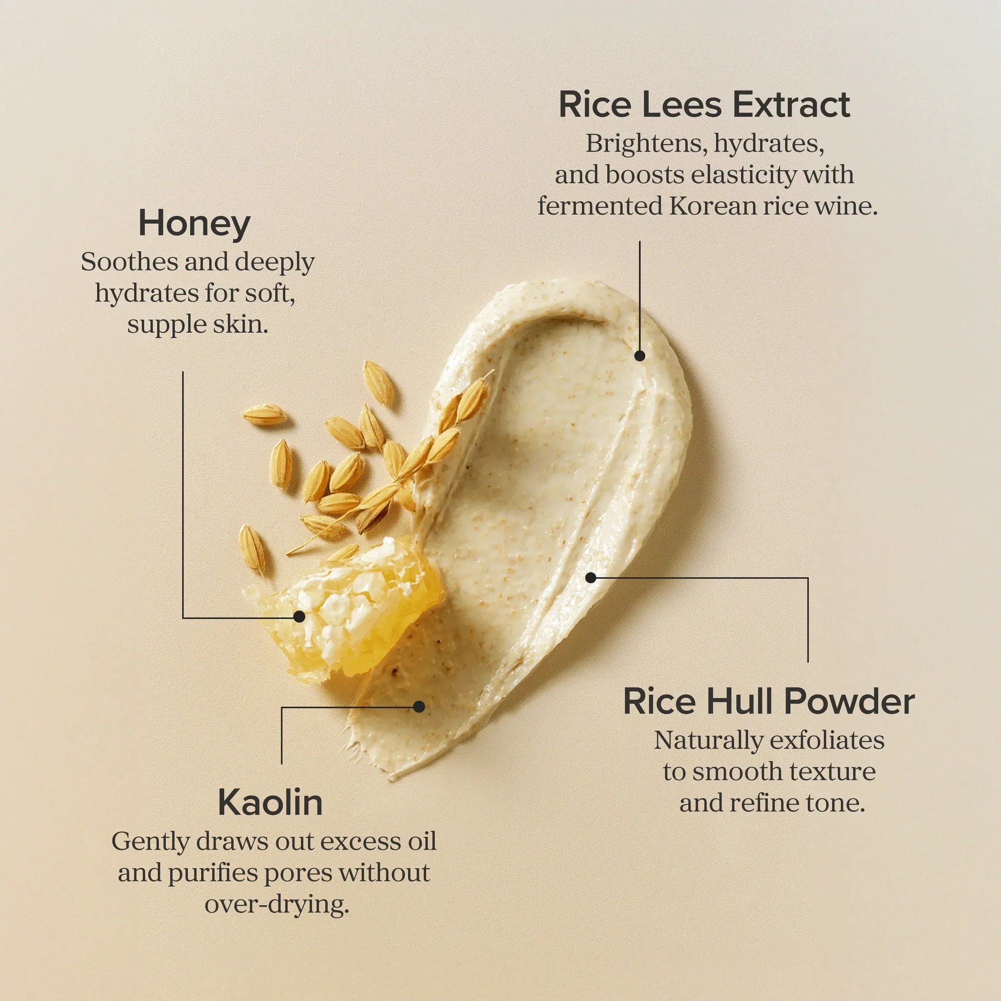 Beauty of Joseon - Ground Rice and Honey Glow Mask, 150ml - Seoulma-skincare