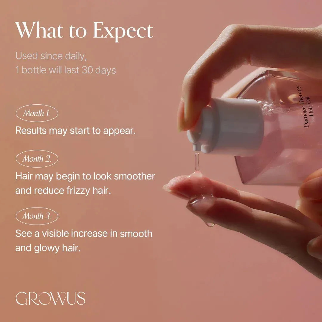 GROWUS - Damage Therapy Hair Oil - 65ml - Seoulma-skincare