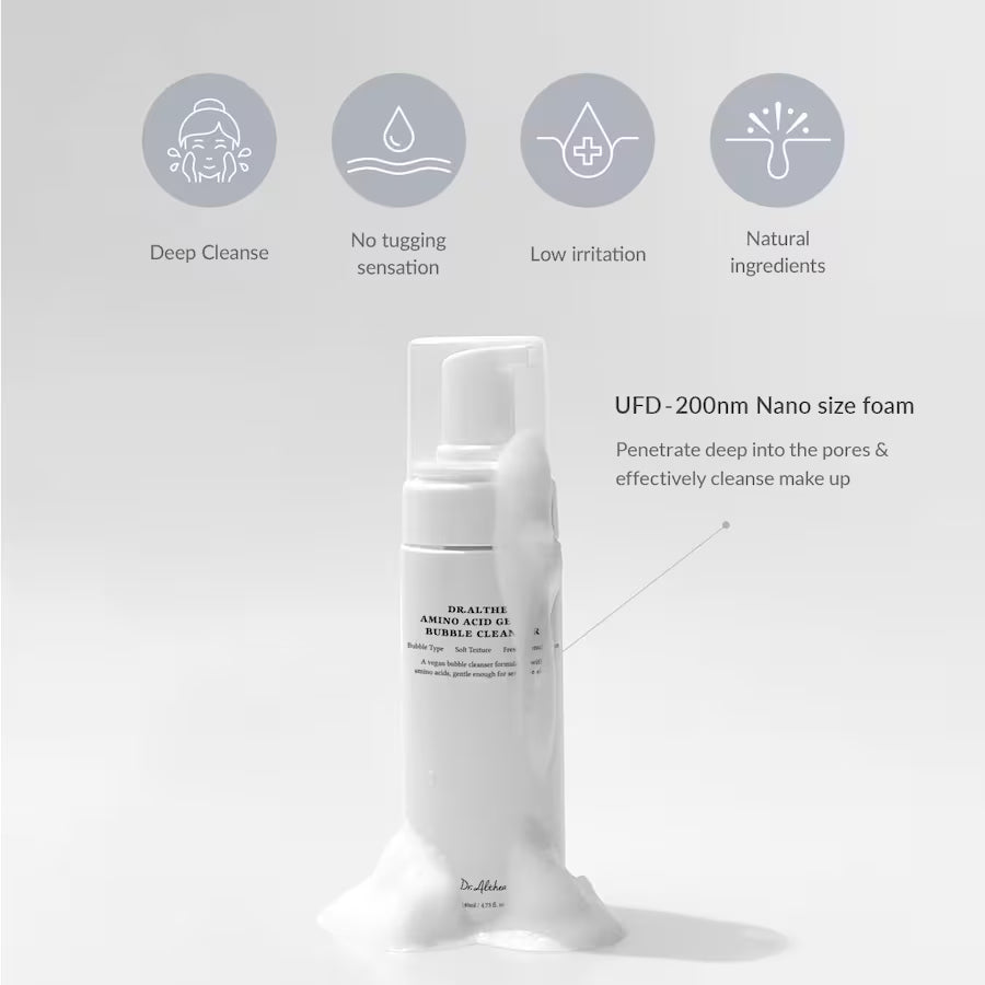 Dr. Althea:  Amino Acid Gentle Bubble Cleanser, 140ml