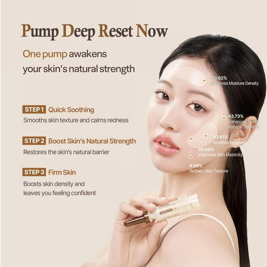 HEVEBLUE Salmon Caring Centella New Pair PDRN Booster 100,000 Shot Essence
