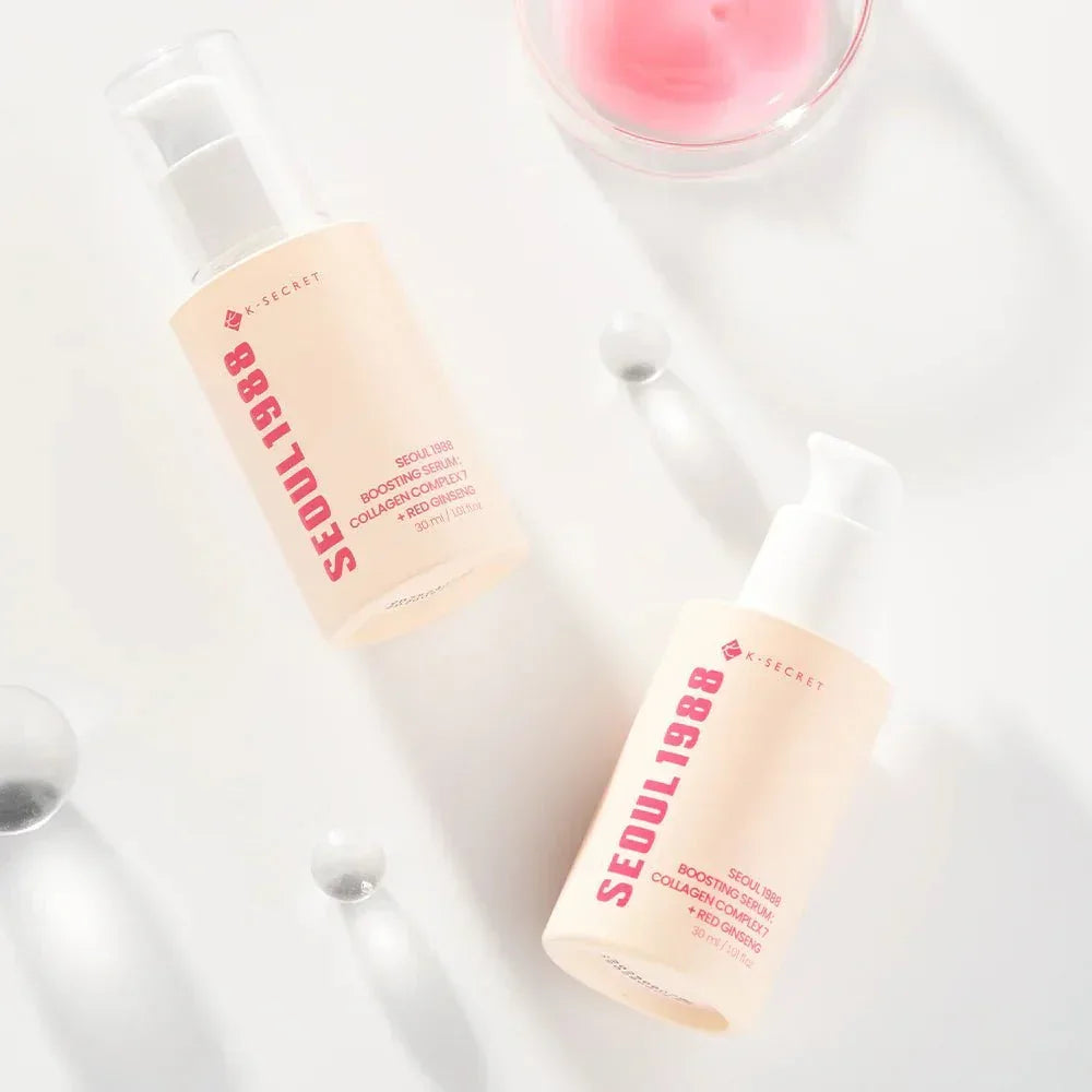K-secret SEOUL 1988 BOOSTING SERUM: COLLAGEN COMPLEX 7 + RED GINSENG, 30 ml - Seoulma-skincare