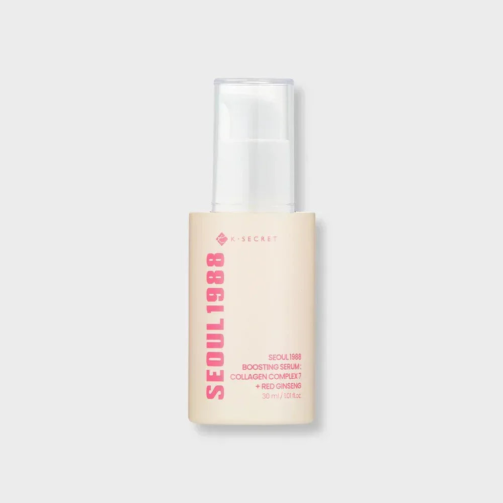 K-secret SEOUL 1988 BOOSTING SERUM: COLLAGEN COMPLEX 7 + RED GINSENG, 30 ml - Seoulma-skincare