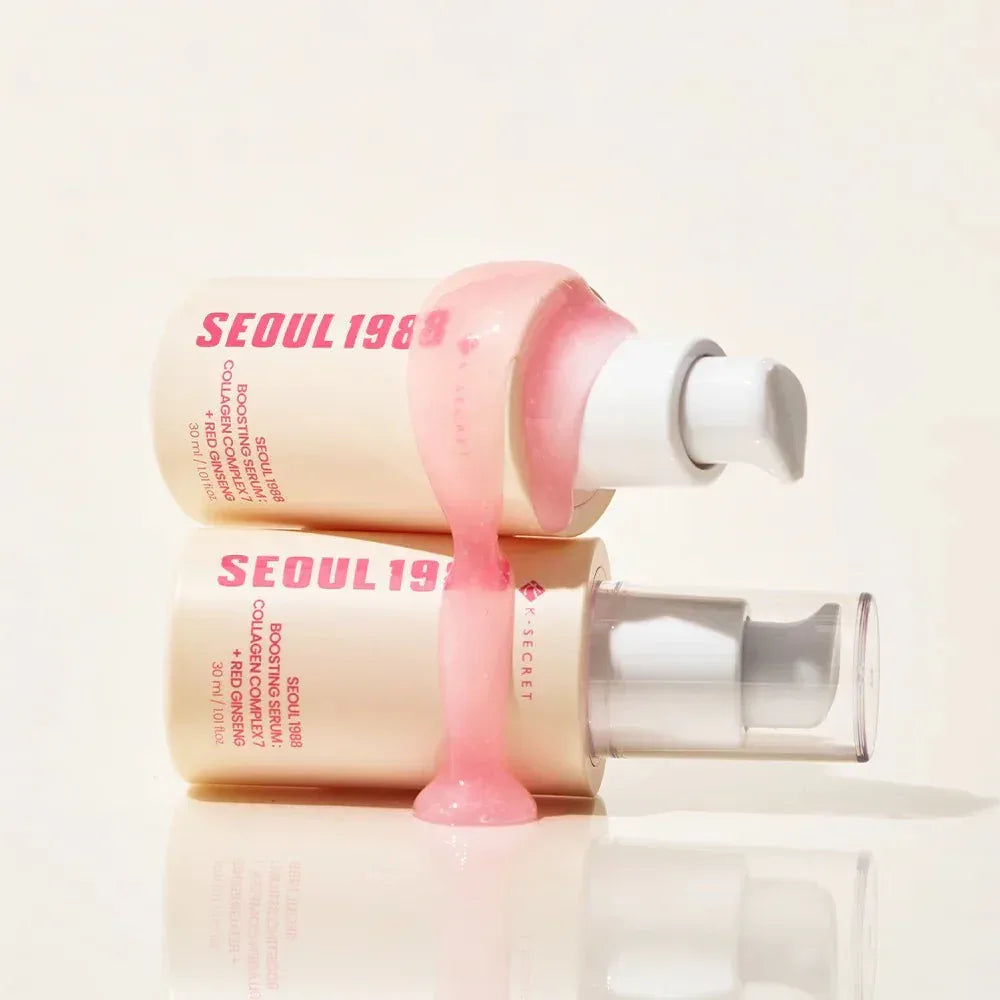 K-secret SEOUL 1988 BOOSTING SERUM: COLLAGEN COMPLEX 7 + RED GINSENG, 30 ml - Seoulma-skincare