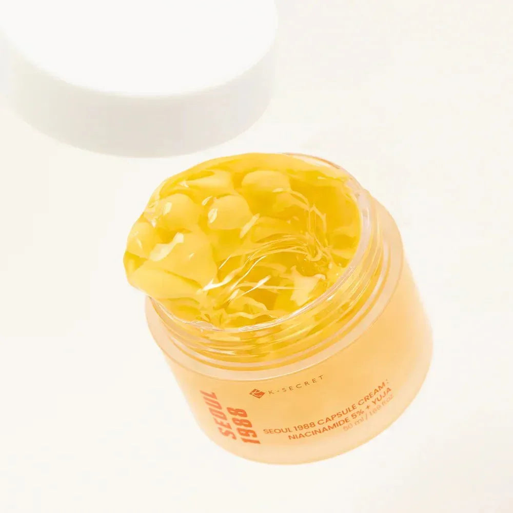 K-SECRET - SEOUL 1988 Capsule Cream: Niacinamide 5% + Yuja - 50ml - Seoulma-skincare