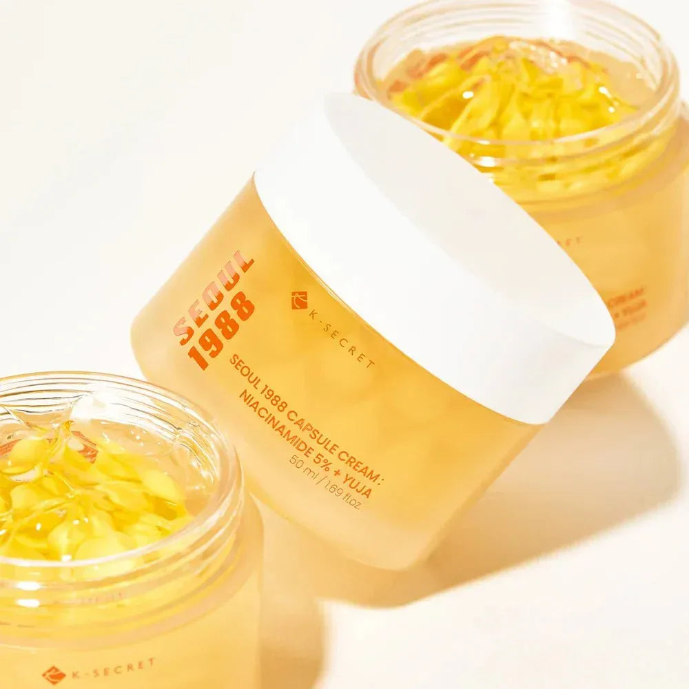K-SECRET - SEOUL 1988 Capsule Cream: Niacinamide 5% + Yuja - 50ml - Seoulma-skincare