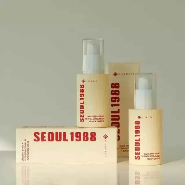 K-SECRET – SEOUL 1988 Serum: 2% Retinal Liposome & Schwarzer Ginseng für Koreanische Hautpflege – 30ml - Seoulma-skincare