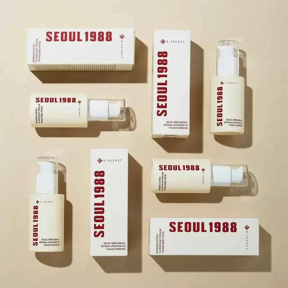 K-SECRET – SEOUL 1988 Serum: 2% Retinal Liposome & Schwarzer Ginseng für Koreanische Hautpflege – 30ml - Seoulma-skincare