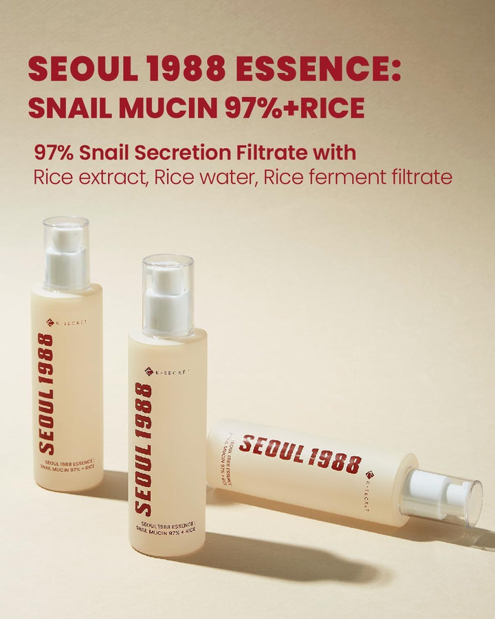 KSECRET - Essence : Snail Mucin 97% + Rice 100ml