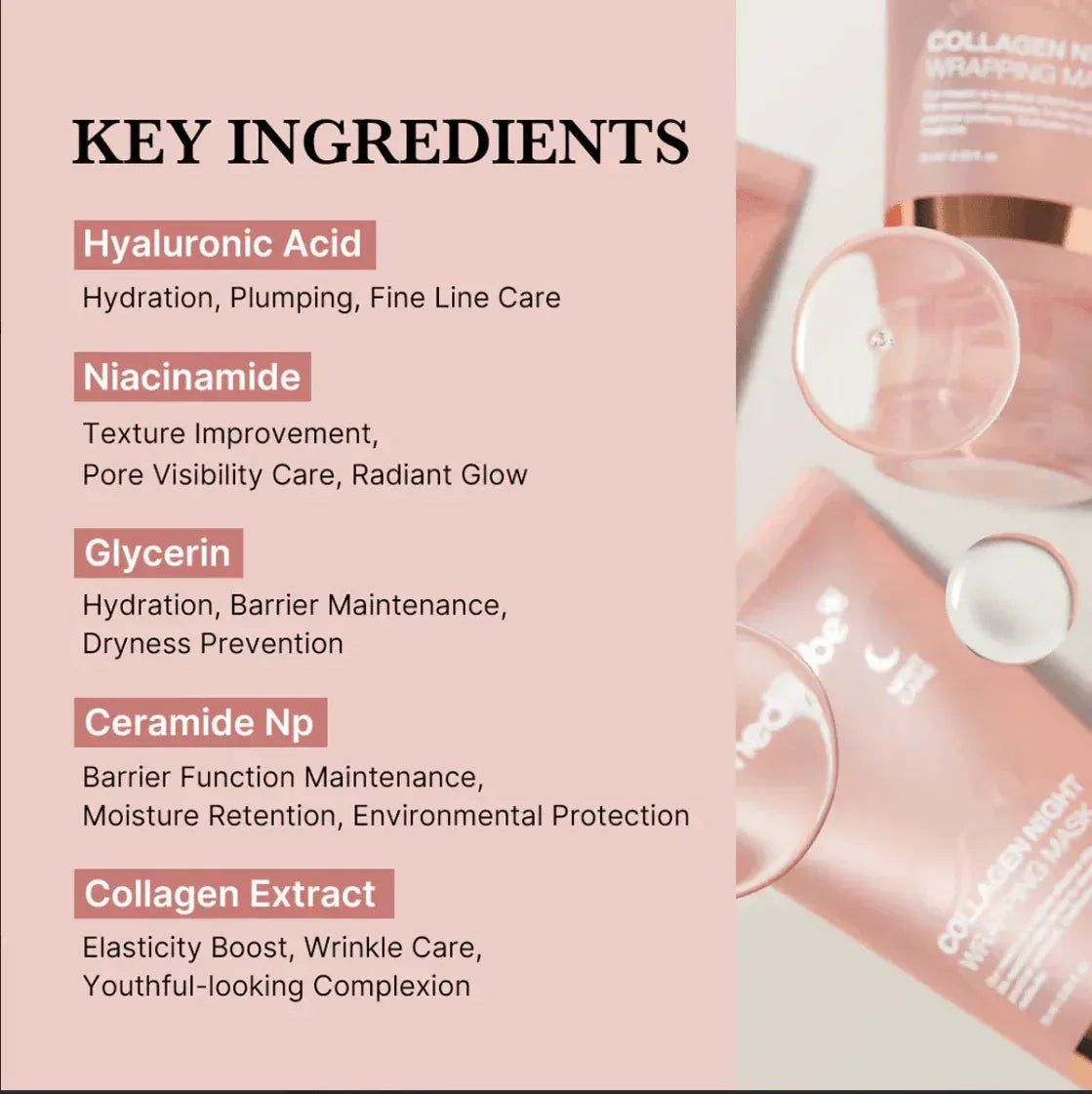 Medicube Collagen Night Wrapping Mask, 75ml - Seoulma-skincare