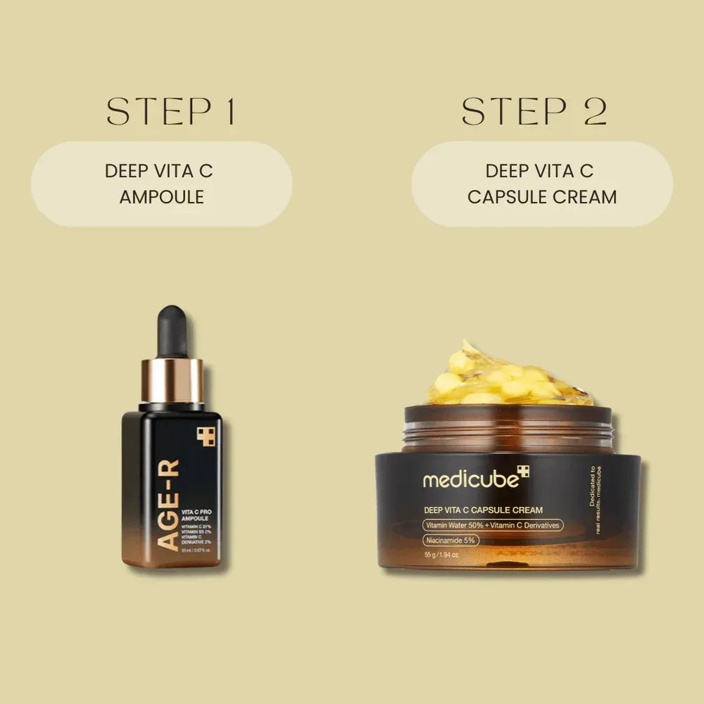 MEDICUBE Deep Vita C Capsule Cream 55g - Seoulma-skincare