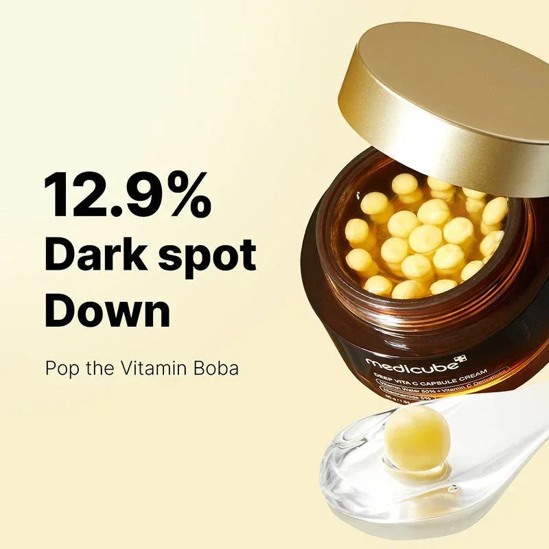 MEDICUBE Deep Vita C Capsule Cream 55g - Seoulma-skincare