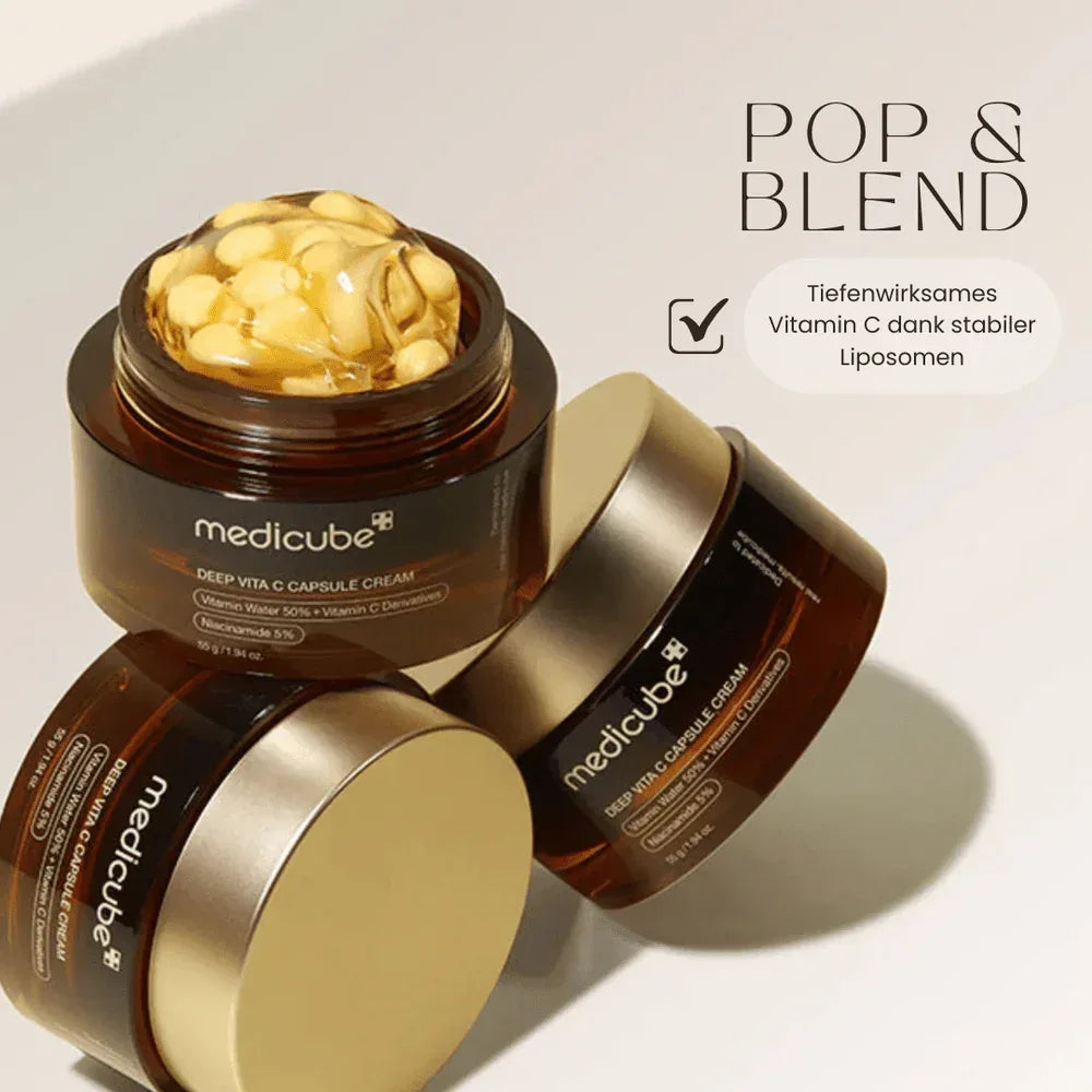 MEDICUBE Deep Vita C Capsule Cream 55g - Seoulma-skincare