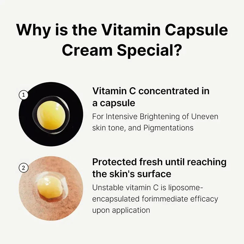 MEDICUBE Deep Vita C Capsule Cream 55g - Seoulma-skincare