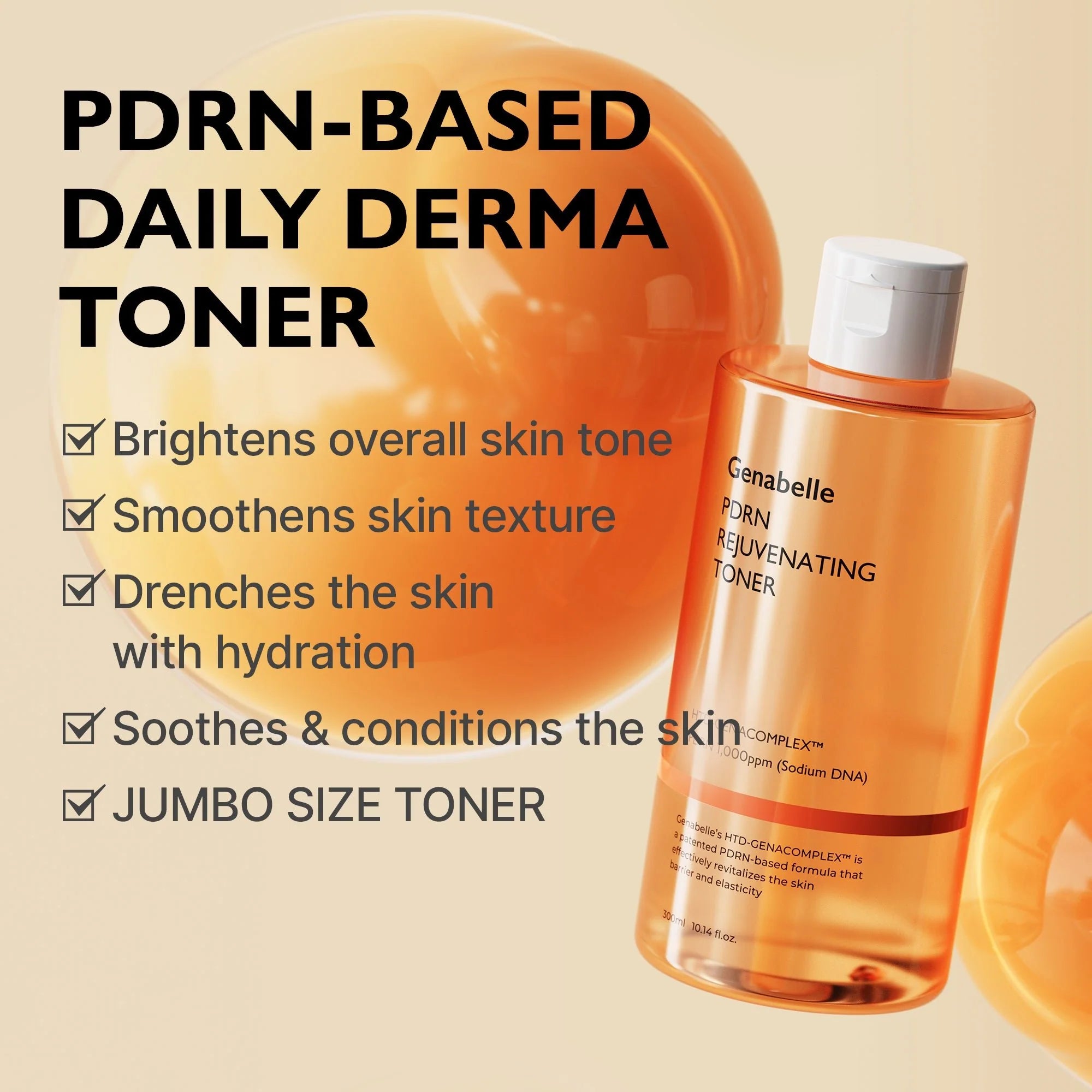 Genabelle – PDRN Rejuvenating Toner, 300ml