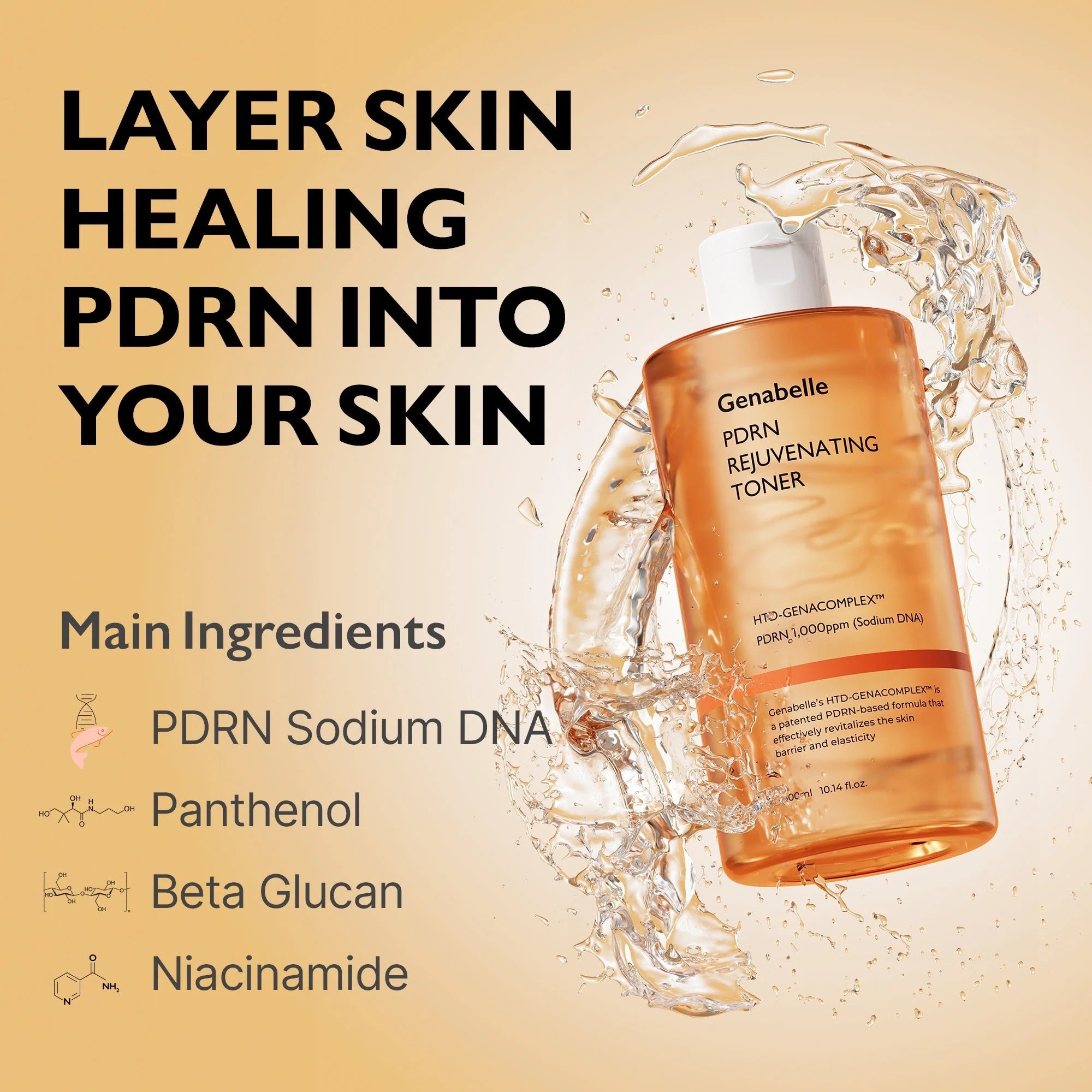 Genabelle – PDRN Rejuvenating Toner, 300ml