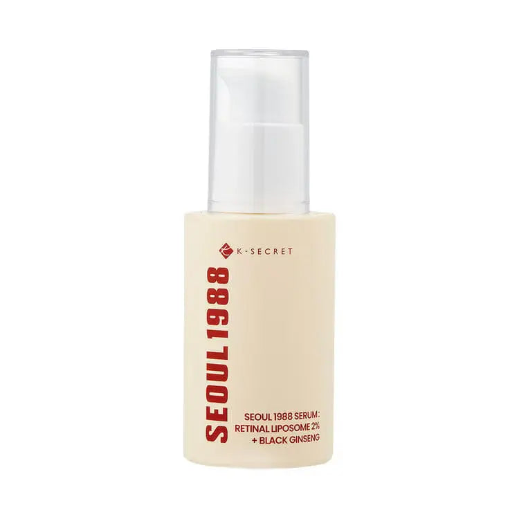 K-SECRET – SEOUL 1988 Serum: 2% Retinal Liposome & Schwarzer Ginseng für Koreanische Hautpflege – 30ml - Seoulma-skincare