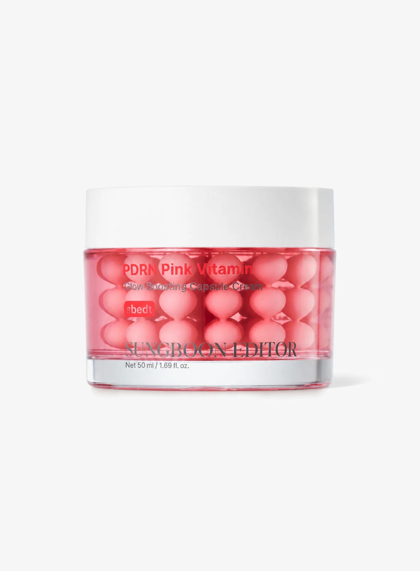 Sungboon Editor PDRN Pink Vitamin Glow Boosting Capsule Cream 15,000ppm D-PDRN · 50ml