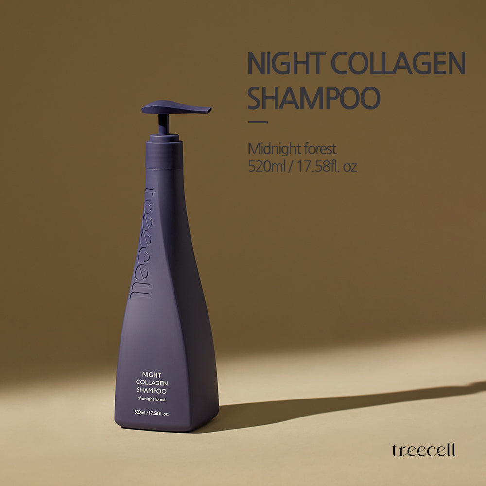 Treecell Night Collagen Shampoo — Midnight Forest · 360ml