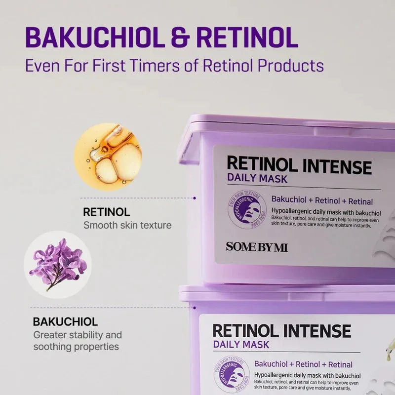 SOMEBYMI Retinol Intense Daily Mask ,30pc - Seoulma-skincare