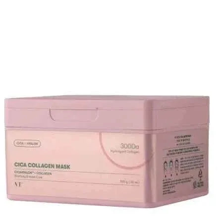 VT Cosmetics - CICA Collagen Mask - Set of Firming Face Masks in a Sheet - 30pcs - Seoulma-skincare