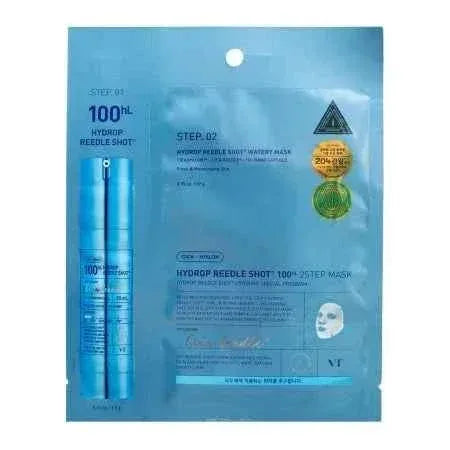 VT Cosmetics - Hydrop Reedle Shot 100hL 2-Step Mask - Hydrating Hydrogel Face Mask - 1pc/38g - Seoulma-skincare