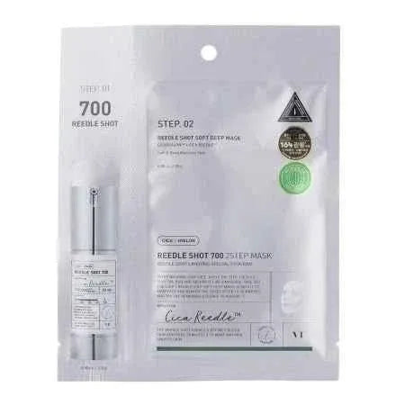 VT Cosmetics-Reedle Shot 700 2Step Mask - Firming Face Mask in a Sheet - 1.5g+25g - Seoulma-skincare